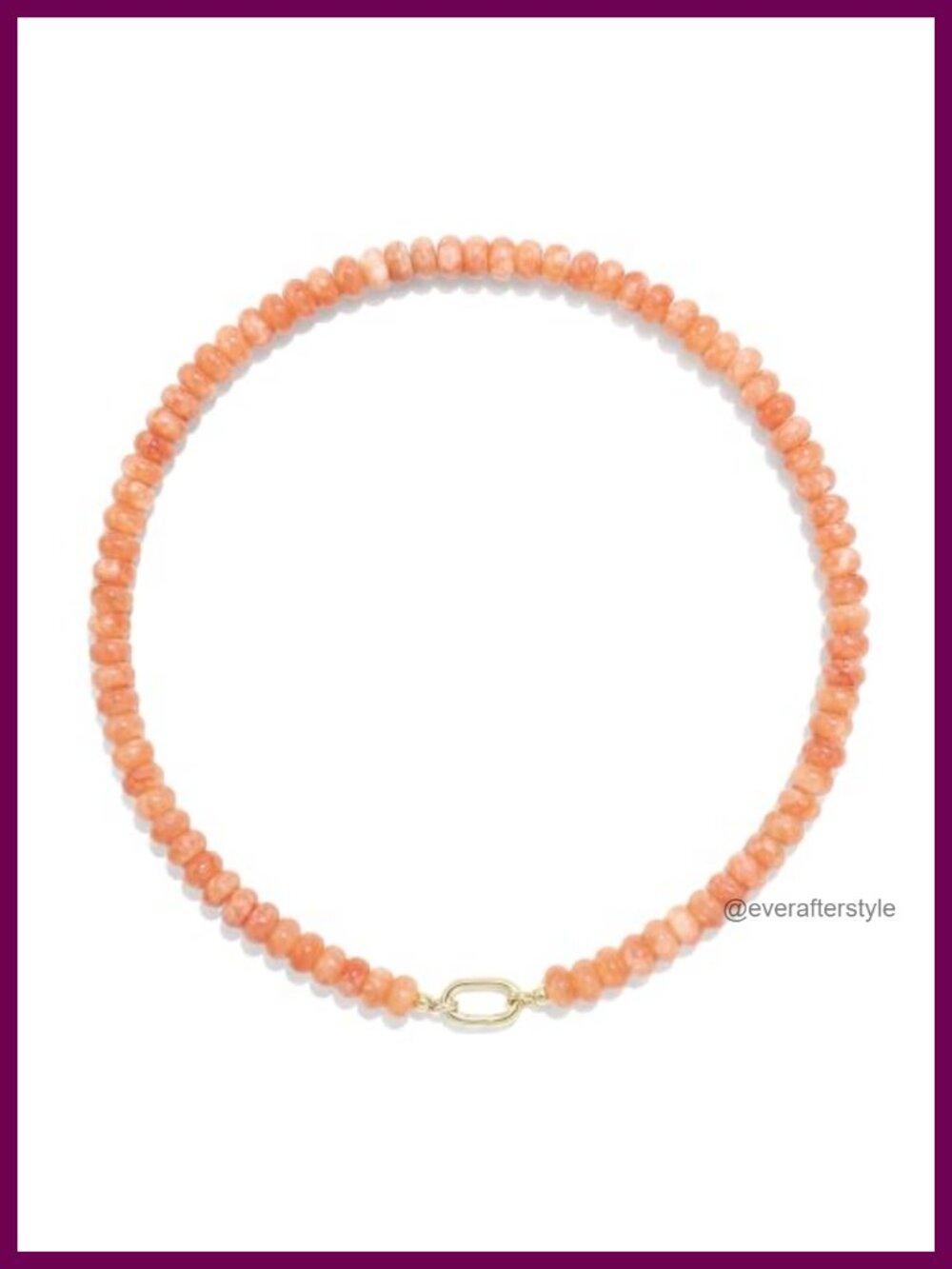 Natural Stone Beaded Choker Necklace Bohemian Summer Jewelry